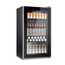 Cowsar Mini Fridge Cooler, 130 Can Beverage Refrigerator With Glass Door, Etl.... Fixed Price $256.14.