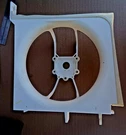 Whirlpool Armana Refrigerator - Fan Housing W11736795 W10633579, W11438498. Fixed Price $13.00.