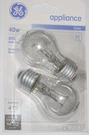 New! Ge - Watt Appliance Clear Light Bulbs A15 PACK/2. Fixed Price $6.99.