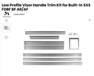 Monogram (ge Brand) Low Profile Handle Trim Kit For Built-ins. Fixed Price $300.00.