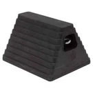 Buyers Products WC6810L Rubber Wheel Chock: 8" Overall Length. Fixed Price $22.06.
