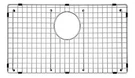 Sink Bottom Grid 24-1/8" X 13-1/8", Rear Drain By Serene Valley NDG2413R. Fixed Price $34.00.