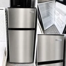 Frigidaire Stainless Steel Compact Mini Fridge Top Freezer 2-DOOR Manual Defrost. Fixed Price $150.00.