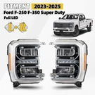 2023-2025 Ford F-250 F-350 Super Duty Led Headlight W/ Bulb Left+right Pair. Fixed Price $810.99.