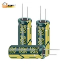 5PCS 450V 150UF Aluminum Electrolytic Capacitors 18X40MM(0.71X1.57IN) High Freq. Fixed Price $15.30.