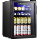 Beverage Refrigerator COOLER-85 Can Mini Fridge Glass Door For Soda Beer Wine.... Fixed Price $246.12.