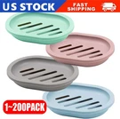 Soap Dishes Holder Self Drain Container Case Bath Shower Basket Storage Box. Fixed Price $116.49.