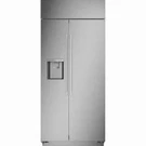 Monogram ZISS360DNSS 36" Counter Depth Built-in Side By Smart Refrigerator. Fixed Price $7400.00.