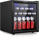 Euhomy 48 Can Beverage Refrigerator Cooler-mini Fridge Glass Door. Fixed Price $143.98.