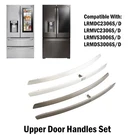 Set Of 2 Silver For Lg French Door/side By Refrigerator Handles. Fixed Price $115.00.