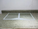 Refrigerator Crisper Glass Scratches Part # WR32X10465. Fixed Price $120.00.