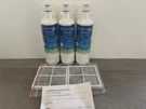 Waterdrop Refrigerator 3-PACK WD-F32 New Sealed And Air Filters. Fixed Price $14.00.