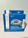 6 Ft. Stainless Steel Refrigerator Waterline Kit. Fixed Price $13.99.