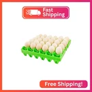 George Garden 4-PACK Plastic Tray Crates, 30-EGG Flats, Stackable, Durab. Fixed Price $25.17.