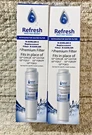 Refresh R-gxrlqr-s Premium Water Filter, Qty 2, Replacement For Refrigerators. Fixed Price $24.50.