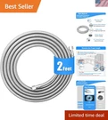 2FT Refrigerator Water Line Rust-proof Ice Maker Hose With 200 Psi Capacity. Fixed Price $20.99.