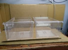 Whirlpool Refrigerator Crisper Drawer - Lot Of (wear) Part # 2218141. Fixed Price $119.98.