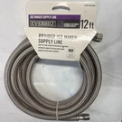 Everbilt Braided Icemaker Connector Ft EB08X10012. Fixed Price $15.97.