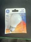 Ge 40A15W/CF/CD1-MP 40W White Light Bulb Medium Base, 355 Lumens, 4-PACK. Fixed Price $11.99.