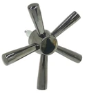 5 Spoke Gun Handle For Strong Safes & Vault Doors With Black Chrome. Fixed Price $55.29.