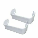 Refrigerator Side Door Bottom Shelf Compatible With Frigidaire 240323001 2-PACK. Fixed Price $19.16.