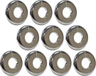 Split Plastic Lightweight Escutcheon Cover Plate, Chrome, For 1/2" Copper,. Fixed Price $19.79.