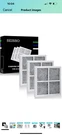 Seisso Refrigerator Air Filrer For Lg LT120F. Fixed Price $18.99.